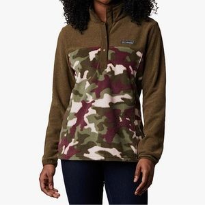 COLUMBIA Benton Springs 1/2 Snap Pullover Fleece Women’s Size Small